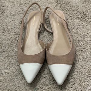 Ann Taylor Slingback Flats